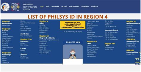 philsys registration center near me|List of PhilSys Registration Centers in Region 4A .